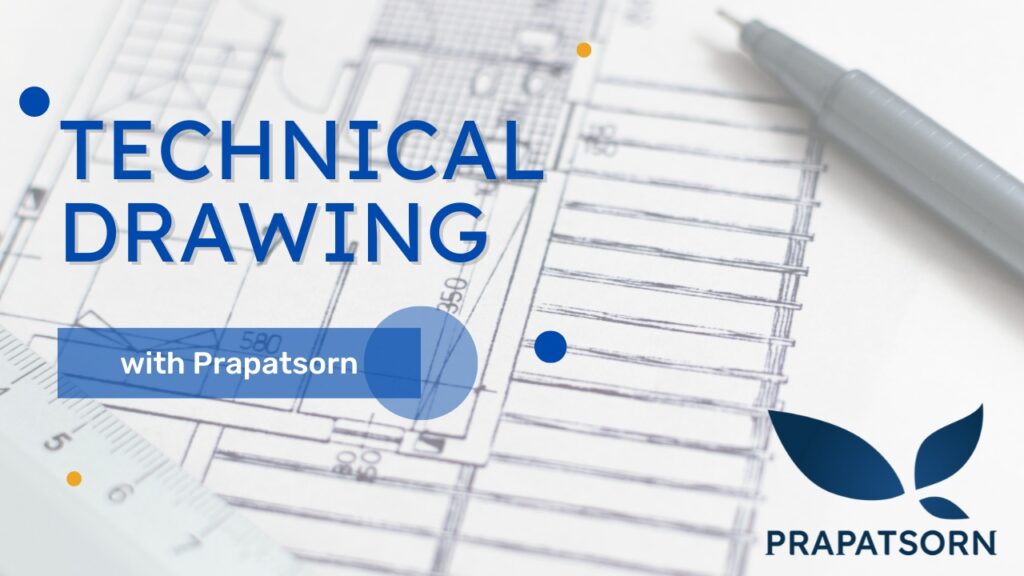 Technical Drawing Clean Modern Yellow Youtube Thumbnail Prapatsorn Medical เครื่องมือกายภาพบำบัด และตรวจปอด